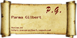 Parma Gilbert névjegykártya